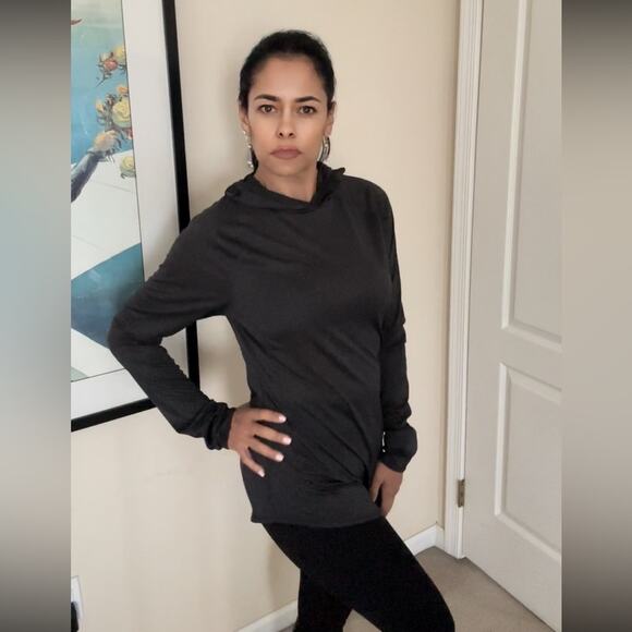 Charcoal color Fila performadri light hoodie size M NEW - Picture 4 of 9